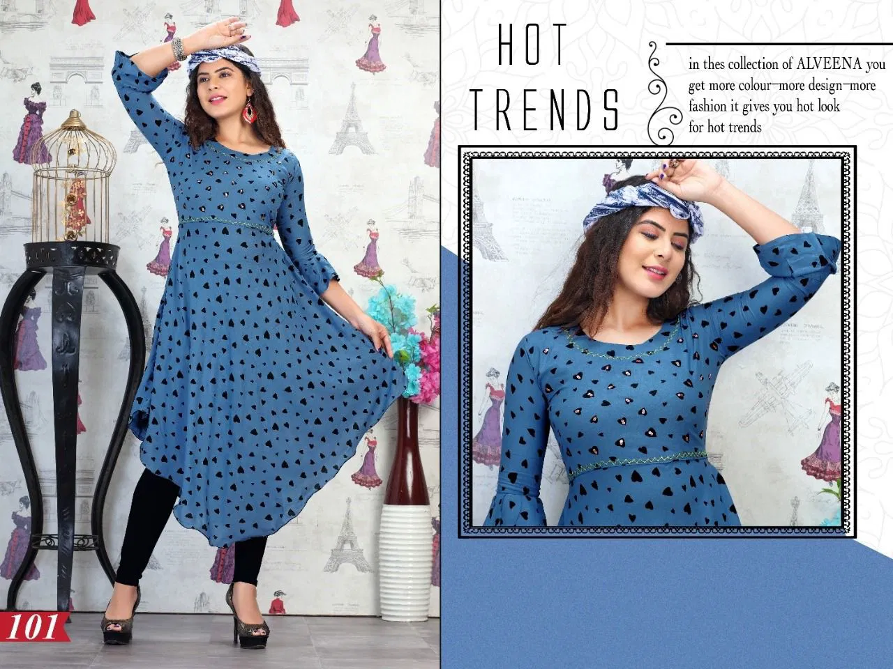 Trendy Sharavya Casual Daily Wear Rayon Printed Designer Kurti Collection